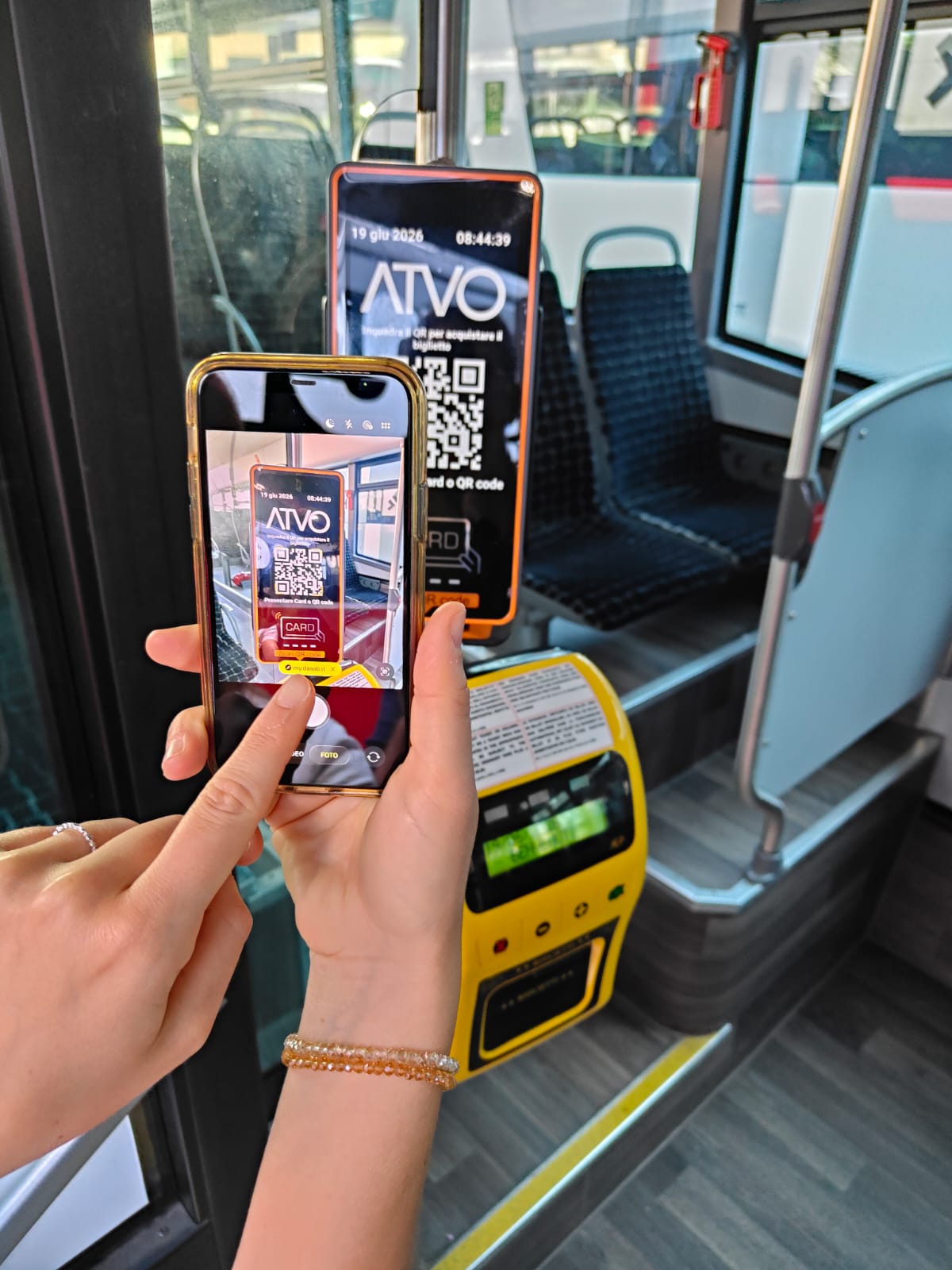 Biglietti ATVO acquistabili con QR Code a bordo e alle fermate